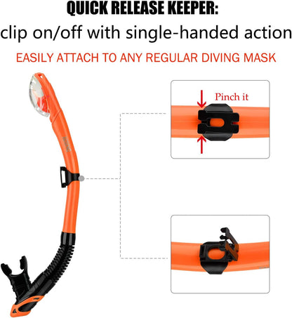 Aegend Dry Snorkel Dive Mask