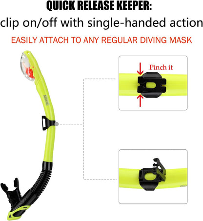 Aegend Dry Snorkel Dive Mask