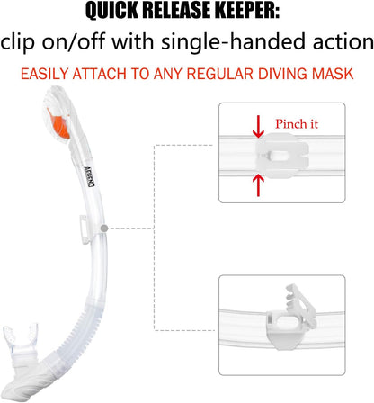 Aegend Dry Snorkel Dive Mask