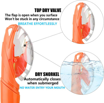 Aegend Dry Snorkel Dive Mask