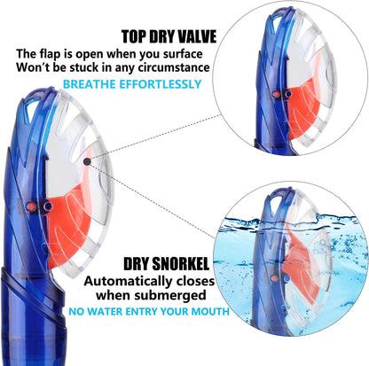 Aegend Dry Snorkel Dive Mask