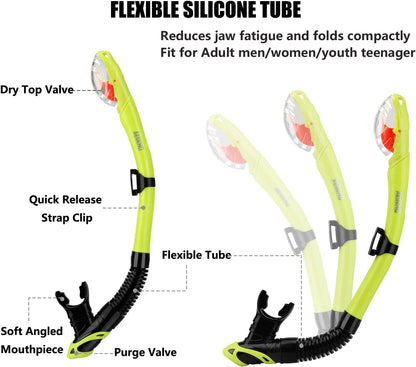 Aegend Dry Snorkel Dive Mask